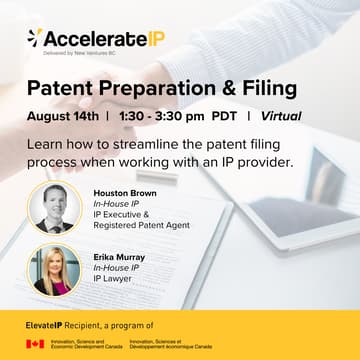 Cover Image for IP Masterclass: Patent Preparation and Filing