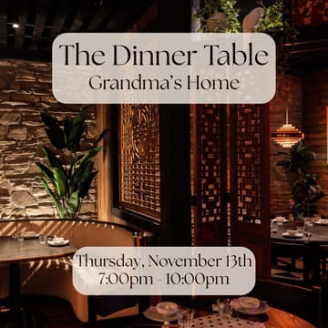 Cover Image for The Dinner Table at Grandma's Home (Flatiron)