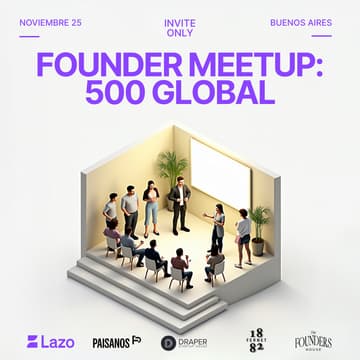 Cover Image for Founder Meetup: 500 Global in BA
