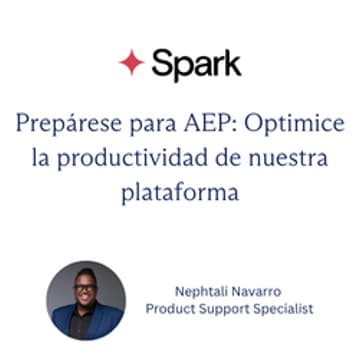 Cover Image for Prepárese para AEP: Optimice la productividad de nuestra plataforma