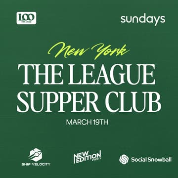 Cover Image for NYC // The League Supper Club