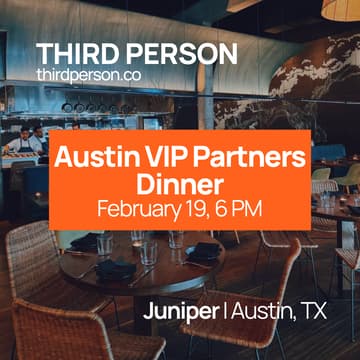 Cover Image for Third Person VIP Operators Dinner | Austin