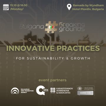 Cover Image for The Entrepreneur's Journey vol. 2: #BreakingGrounds Roadshow in Bulgaria (Plovdiv)