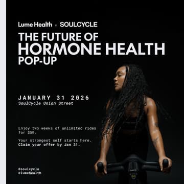 Cover Image for Lume x Soul Cycle - Cortisol Balance Experience