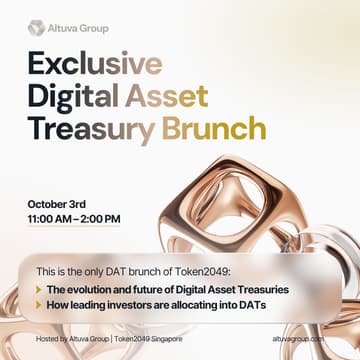 Cover Image for Exclusive Digital Asset Treasury Brunch - Altuva Group