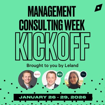 Cover Image for Management Consulting Week 2026 Kickoff