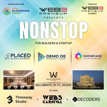 Cover Image for NONSTOP - India Blockchain Month 2025 Edition 🚀