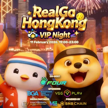 Cover Image for RealGo VIP Party ft Pengu HK & Four.Meme: The Meme Universe Comes to Hong Kong!