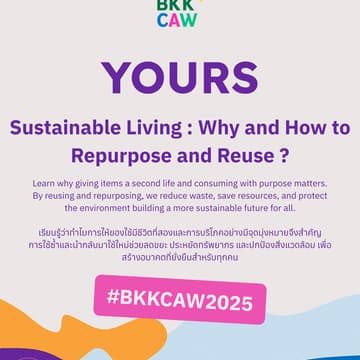 Cover Image for YOURS - Sustainable Living: Why and How to Repurpose and Reuse ?