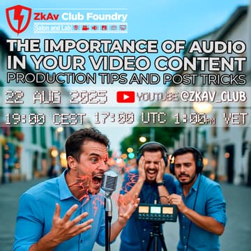 Cover Image for Zk Av Club Foundry #7: The Importance of Audio in your Video Content