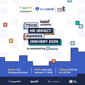 Cover Image for TSOW HR Impact Awards | January 2026 in Bangalore