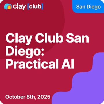 Cover Image for Clay in San Diego: Practical AI