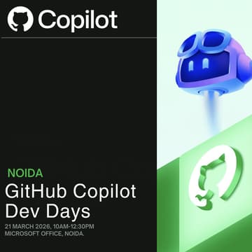 Cover Image for GitHub Copilot Dev Days | Noida