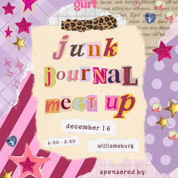 Cover Image for junk journaling meet up: celebration edition