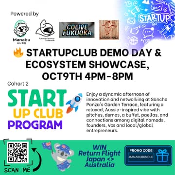 Cover Image for STARTUPCLUB Demo Day & Ecosystem Showcase Pass