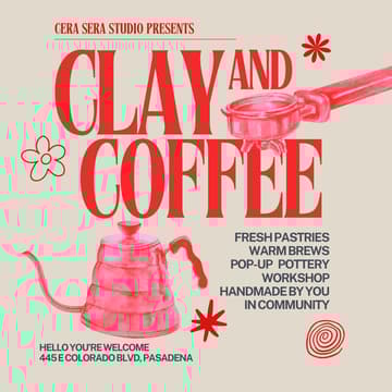 Cover Image for Clay & Coffee: A Ceramic Handbuilding Workshop