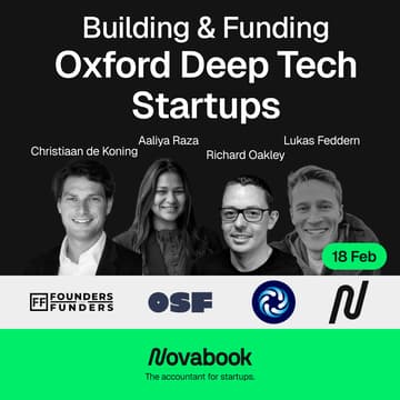 Cover Image for Building & Funding Oxford Deep Tech Startups