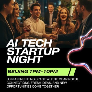 Cover Image for AI Tech & Startup Night — Beijing
