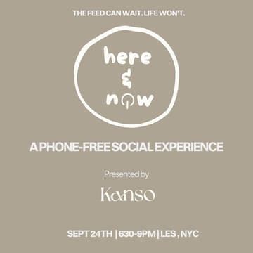 Cover Image for Here & Now: A Phone-Free Experience (NYC)