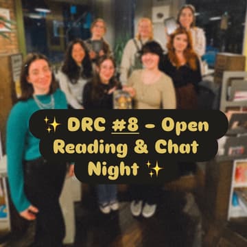 Cover Image for ✨ DRC #8 – Open Reading & Chat Night ✨
