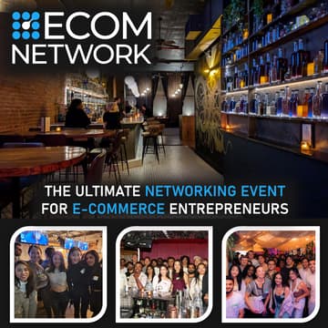 Cover Image for NYC Ecommerce Networking Event - Entrepreneurs & Founders Social Mixer✨🎉