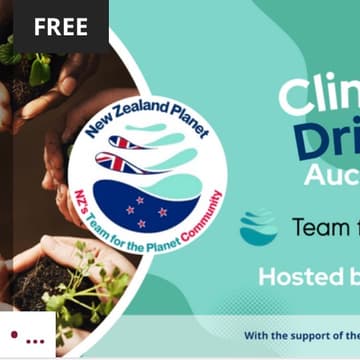Cover Image for #ClimateDrinks of Team For The Planet 🌏 in Auckland 🇳🇿