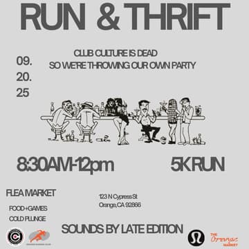 Cover Image for Run & Thrift-5k Run/Flea Market