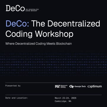 Cover Image for DeCo The Decentralized Coding Workshop