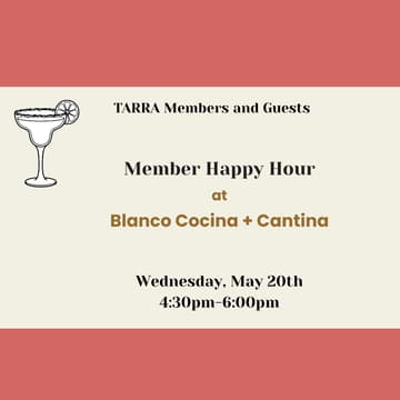 Cover Image for TARRA Appreciation: Member Happy Hour Social