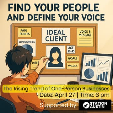 Cover Image for 💬 Find Your People & Define Your Voice – Magnetize Your Dream Clients with Perfect Positioning 🌟