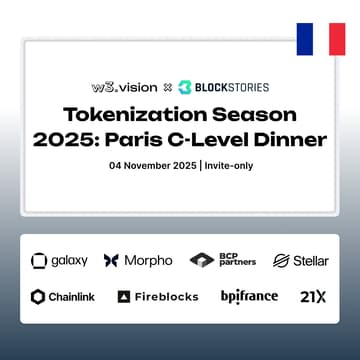 Cover Image for Tokenization Season 2025: Paris C-Level Dinner 🇫🇷 - Invite Only