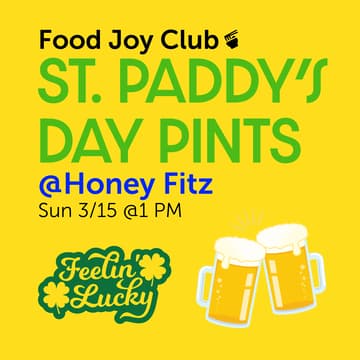 Cover Image for St. Paddy's Day Pints @Honey Fitz