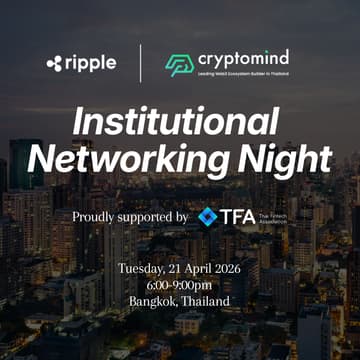 Cover Image for Institutional Networking Night, hosted by Ripple & Cryptomind Group