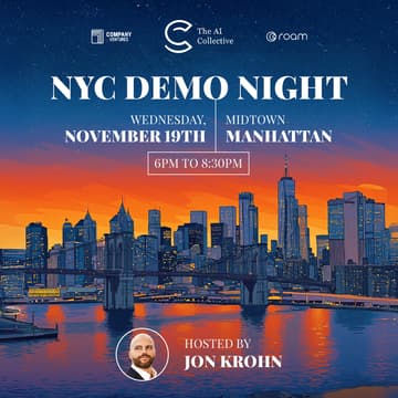 Cover Image for 🧠 AI Collective 🧠 NYC Demo Night 🚀