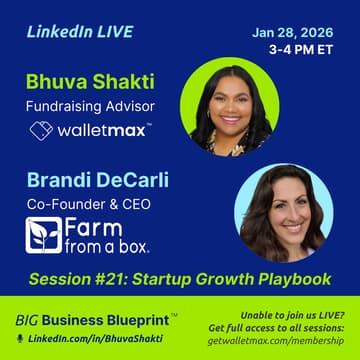 Cover Image for Startup Growth Playbook Interview: Bhuva Shakti and Brandi DeCarli