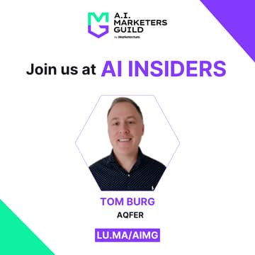 Cover Image for AI Insiders with Tom Burg, SVP, Marketing at Aqfer