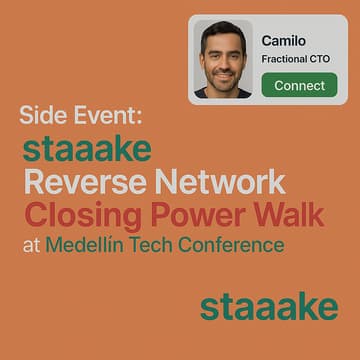 Cover Image for Side Event: staaake Reverse Network Closing Power Walk at Medellin AI/Tech Conference
