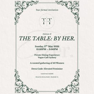 Cover Image for THE TABLE: BY HER - LUNCHEON EDITION II