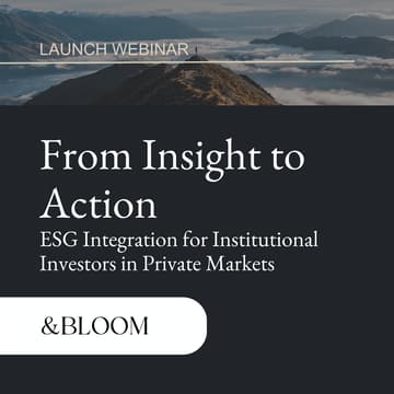 Cover Image for From Insight to Action: ESG Integration for Institutional Investors in Private Markets