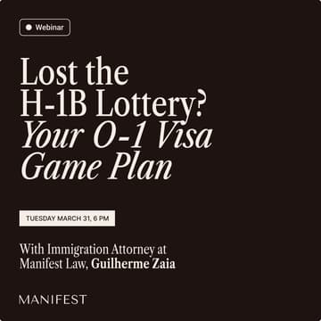 Cover Image for Lost the H-1B Lottery? Your O-1 Visa Game Plan