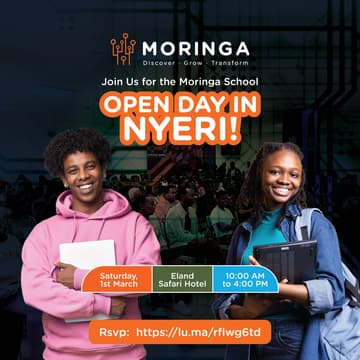 Cover Image for Moringa School NYERI Open Day