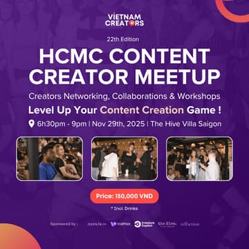 Cover Image for HCMC Content Creator Meetup