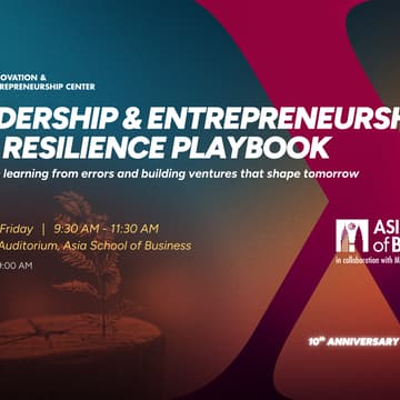 Cover Image for Leadership & Entrepreneurship: The Resilience Playbook