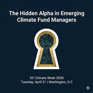 Cover Image for The Hidden Alpha in Emerging Climate Fund Managers
