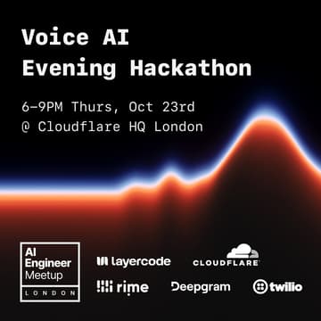 Cover Image for Voice AI Evening Hackathon