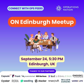 Cover Image for Operations Nation Edinburgh Meetup
