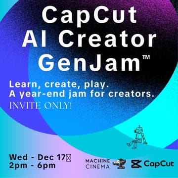 Cover Image for CapCut AI Creator GenJam [Invite-only!]