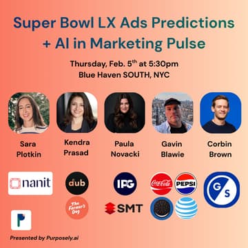 Cover Image for Super Bowl LX Ads Predictions + AI in Marketing Pulse