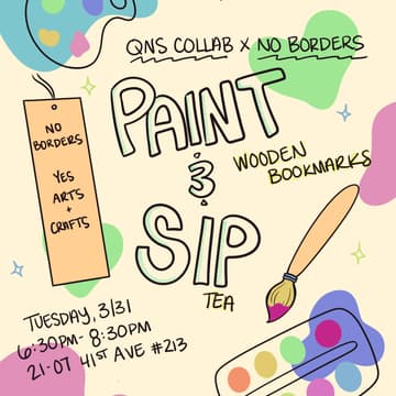 Cover Image for Paint (Wooden Bookmarks) and Sip (Tea) with No Borders