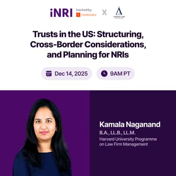 Cover Image for Trusts in the US: Structuring, Cross-Border Considerations, and Planning for NRIs